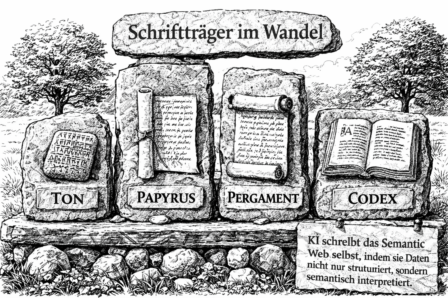Vom Tontäfelchen zum Codex